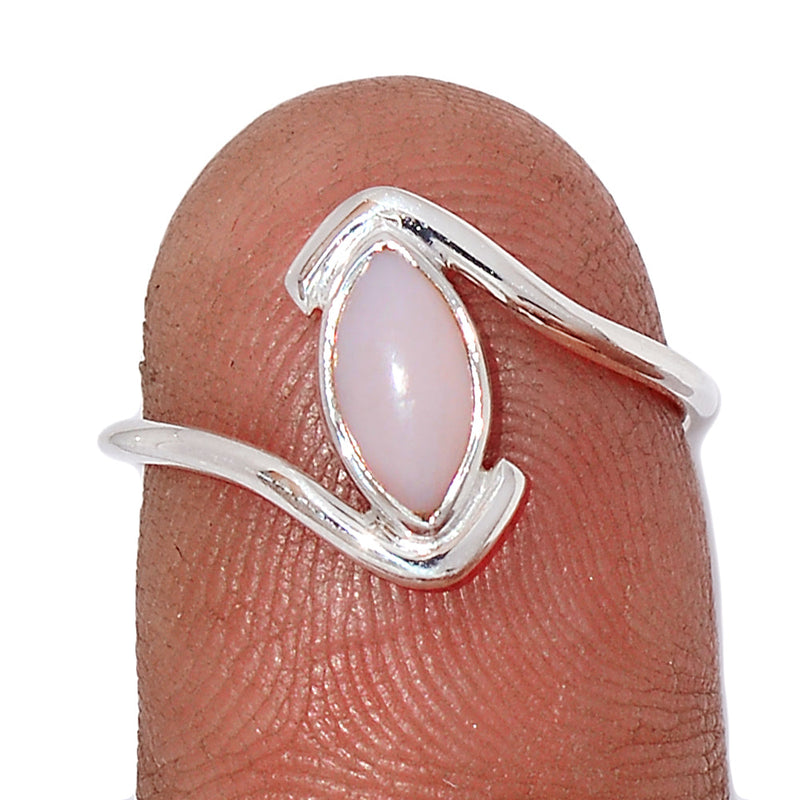 Small Plain - Pink Opal Ring - PNKR692