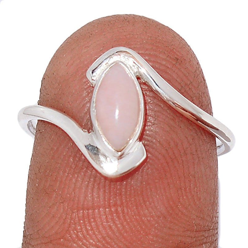 Small Plain - Pink Opal Ring - PNKR693