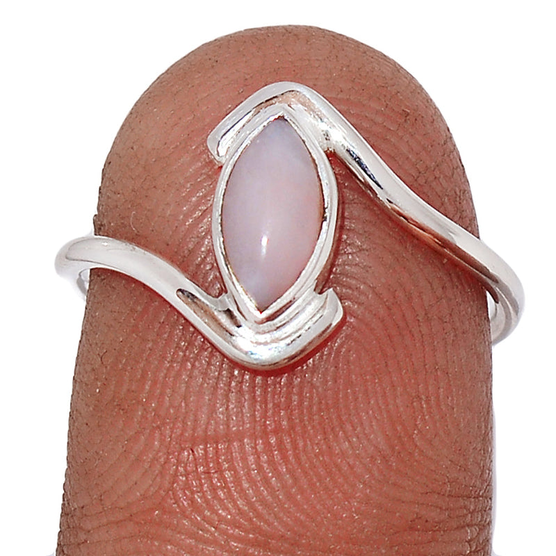 Small Plain - Pink Opal Ring - PNKR696