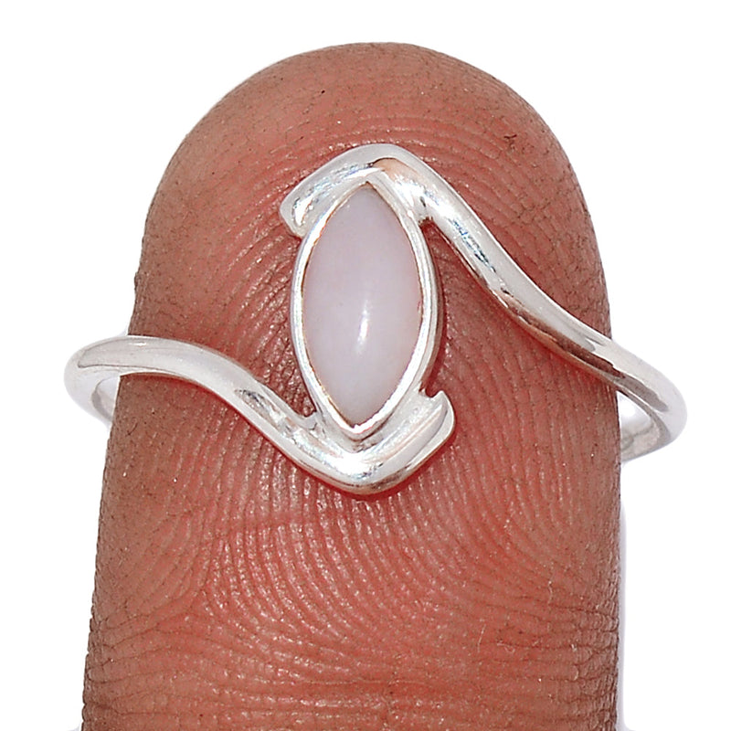 Small Plain - Pink Opal Ring - PNKR697