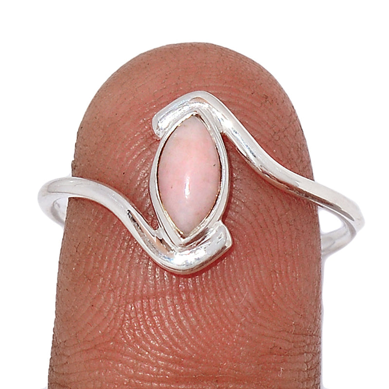 Small Plain - Pink Opal Ring - PNKR698