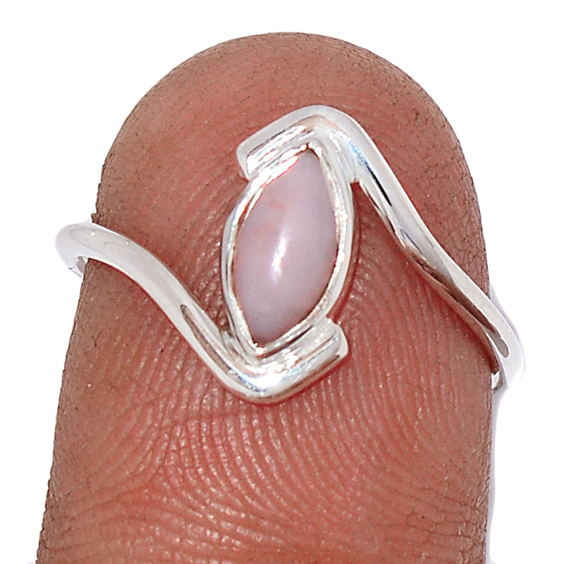 Small Plain - Pink Opal Ring - PNKR699
