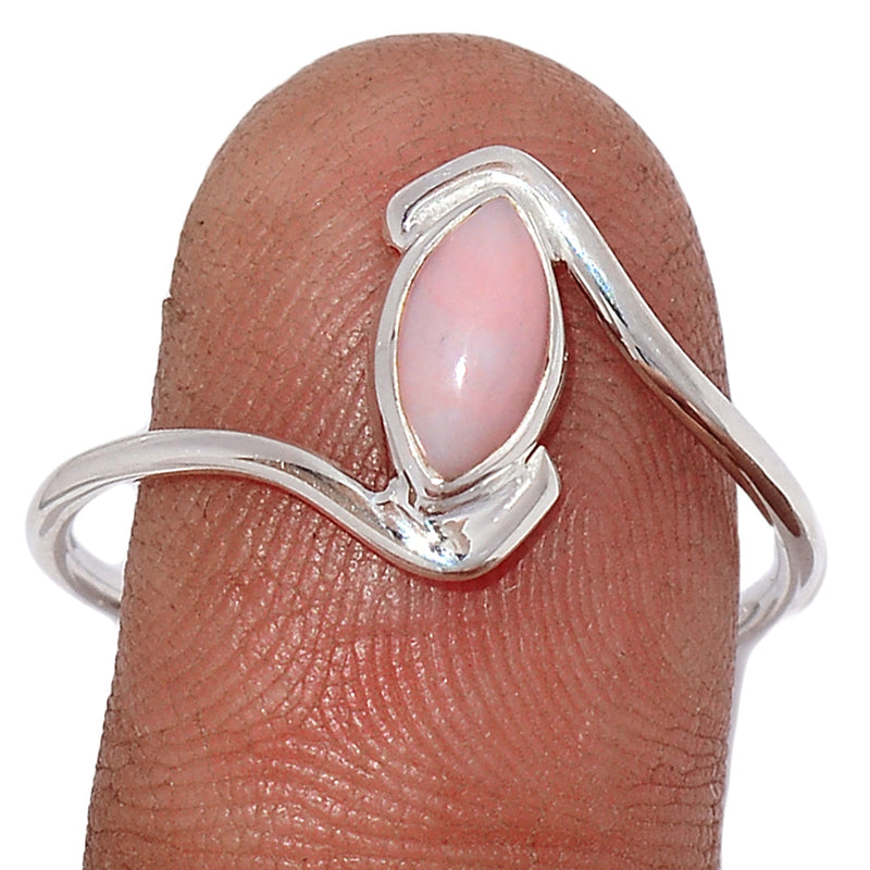 Small Plain - Pink Opal Ring - PNKR700