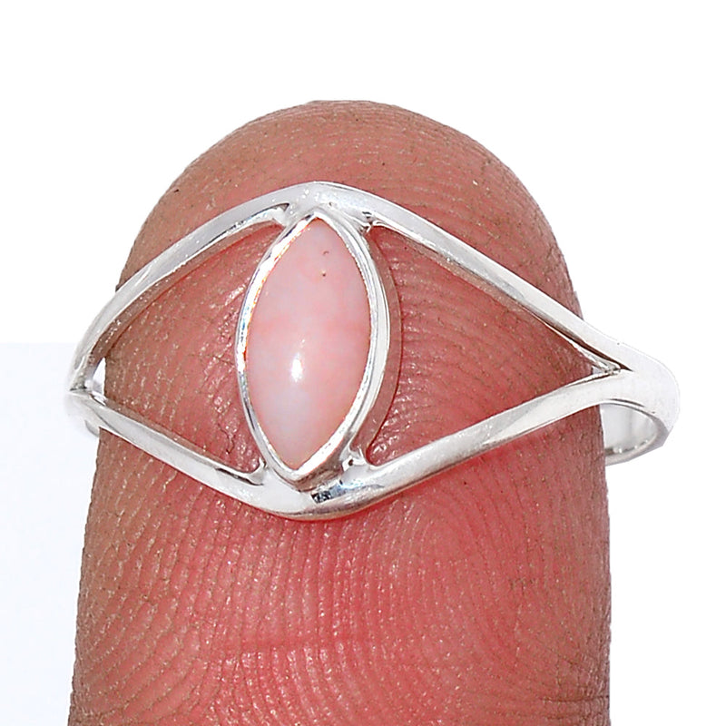 Small Plain - Pink Opal Ring - PNKR702