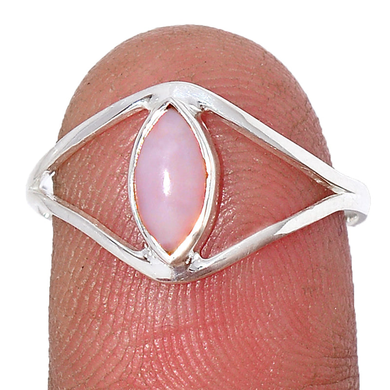 Small Plain - Pink Opal Ring - PNKR709