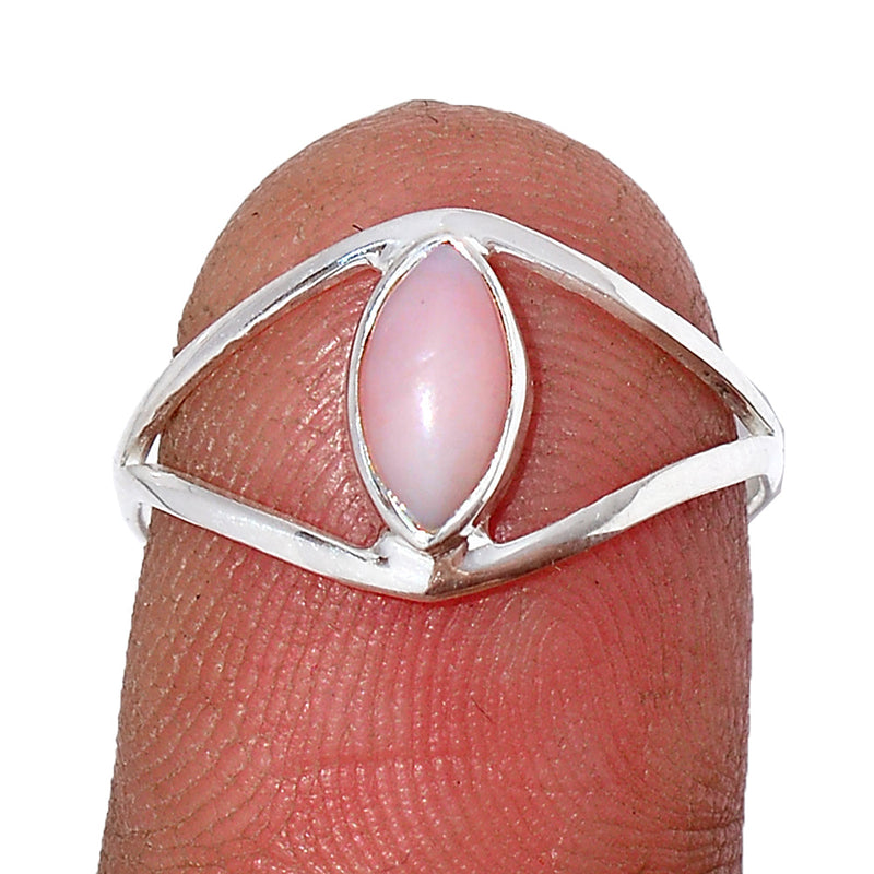 Small Plain - Pink Opal Ring - PNKR713