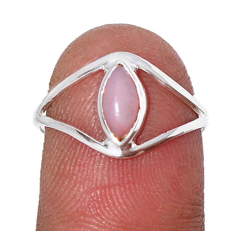Small Plain - Pink Opal Ring - PNKR719