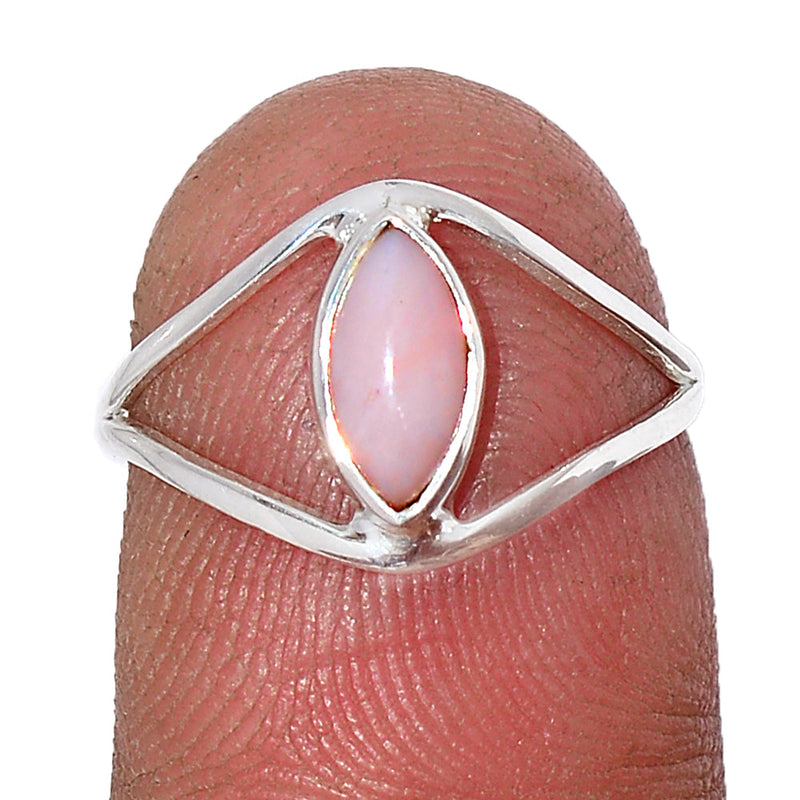 Small Plain - Pink Opal Ring - PNKR720