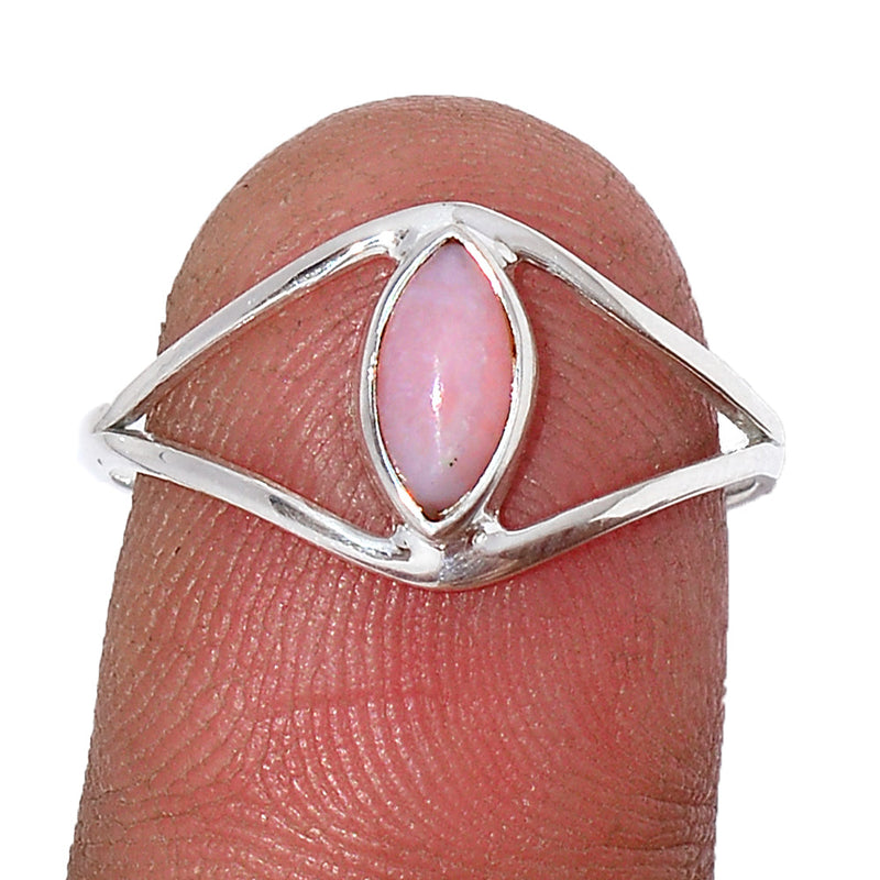 Small Plain - Pink Opal Ring - PNKR721