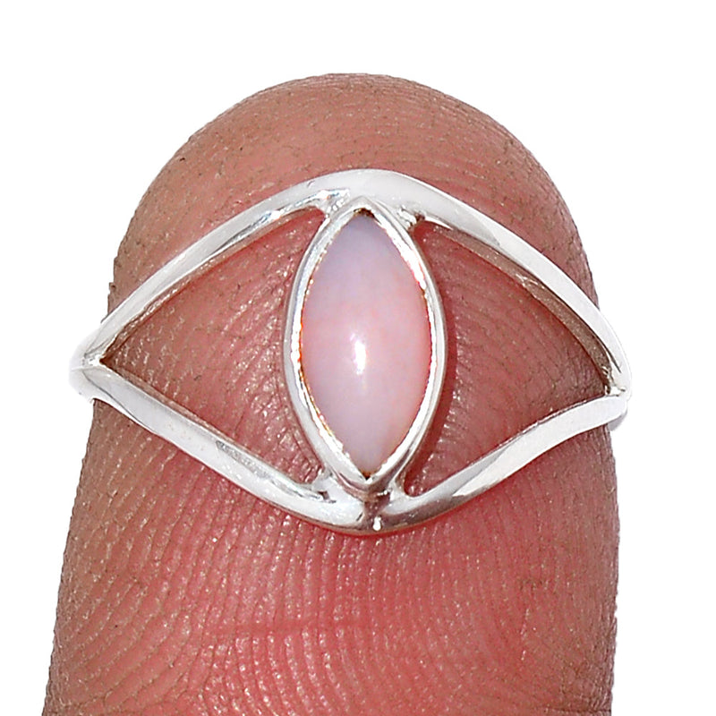 Small Plain - Pink Opal Ring - PNKR724
