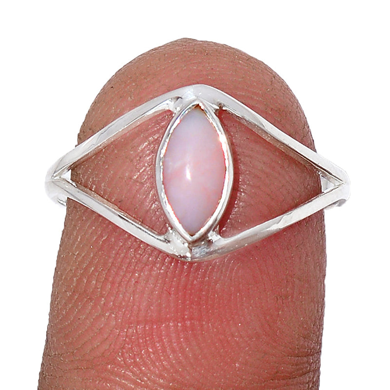 Small Plain - Pink Opal Ring - PNKR725