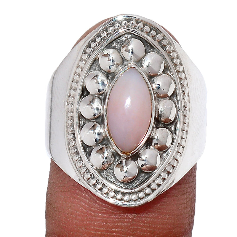 Fine Filigree - Pink Opal Ring - PNKR727