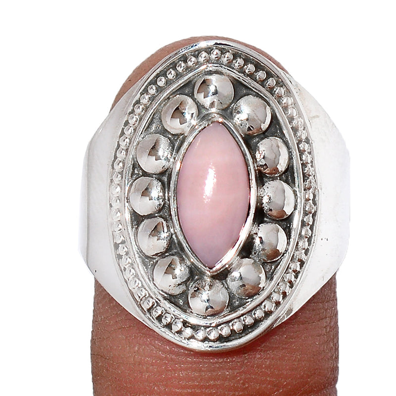 Fine Filigree - Pink Opal Ring - PNKR733