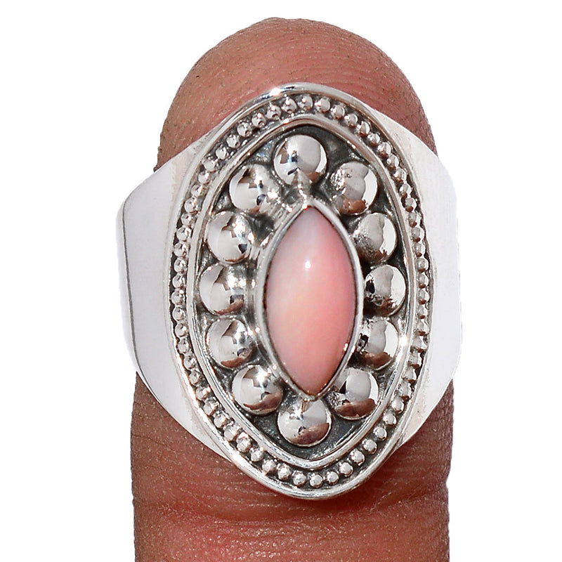 Fine Filigree - Pink Opal Ring - PNKR734