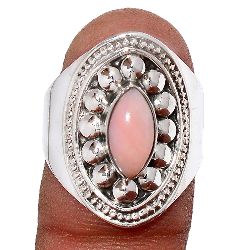 Fine Filigree - Pink Opal Ring - PNKR737