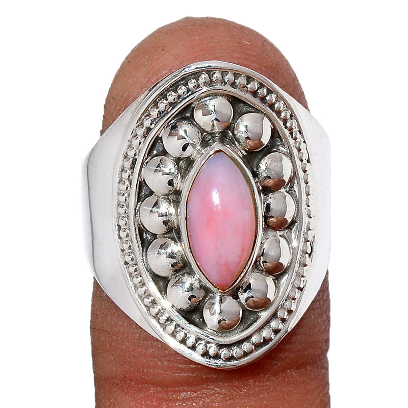 Fine Filigree - Pink Opal Ring - PNKR742