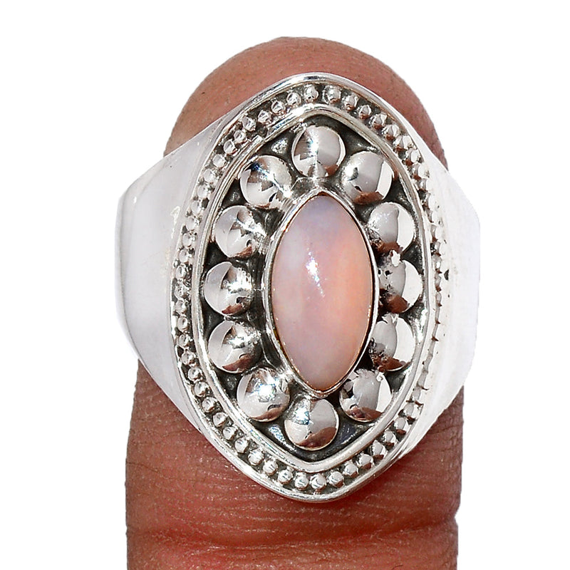 Fine Filigree - Pink Opal Ring - PNKR745