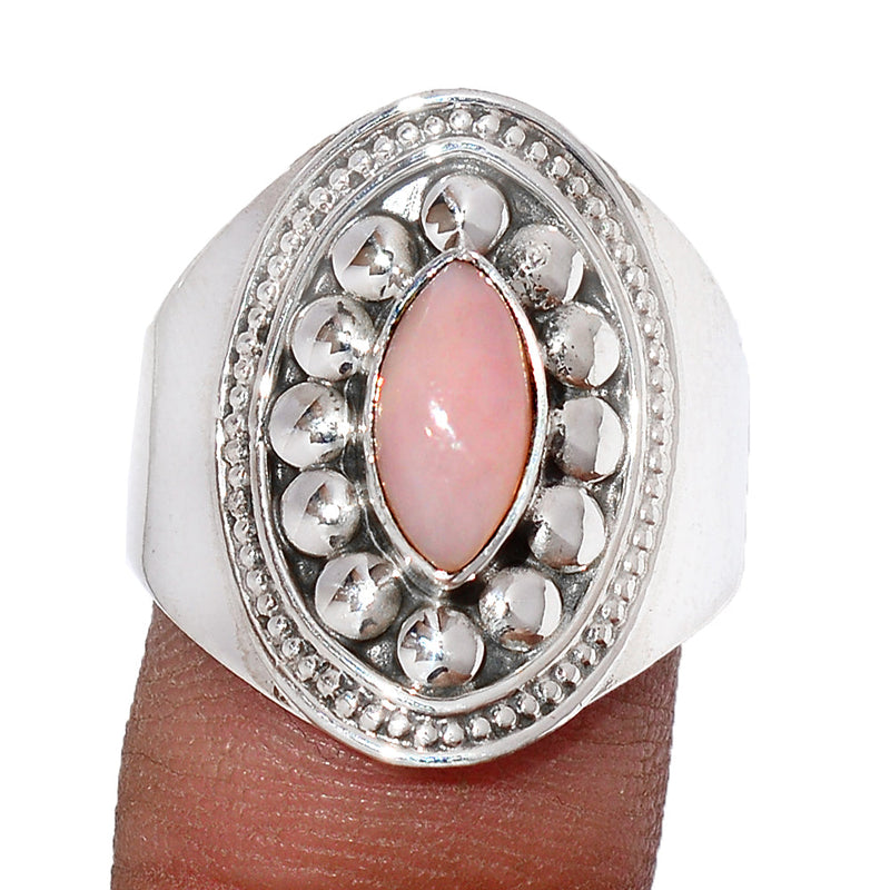 Fine Filigree - Pink Opal Ring - PNKR748