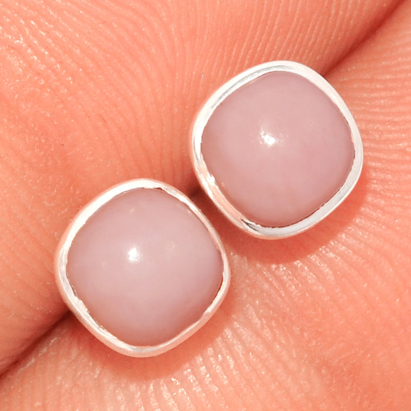 Pink Opal Studs - PNKS105