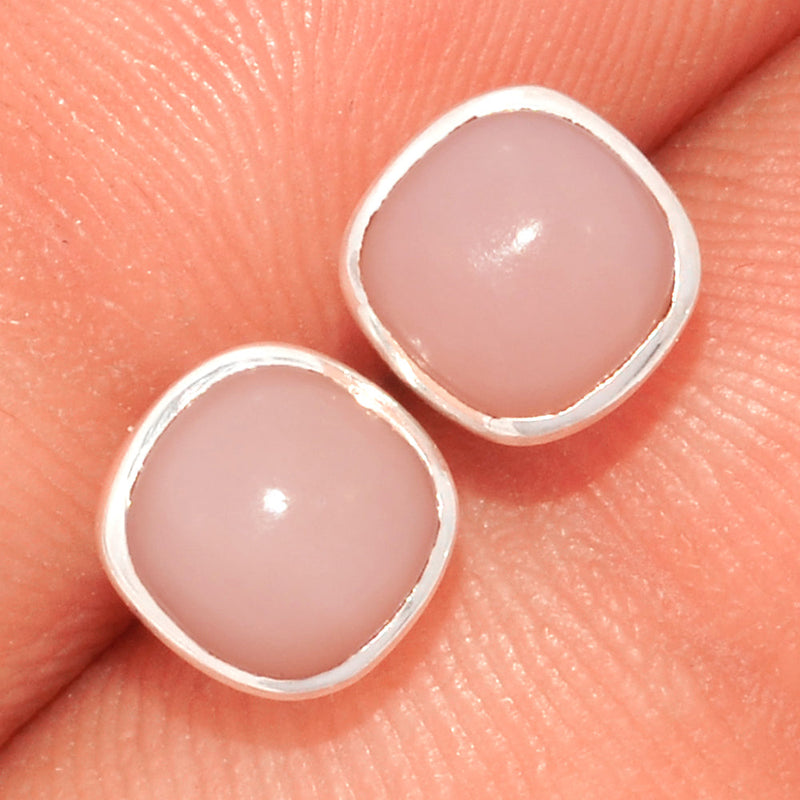 Pink Opal Studs - PNKS107