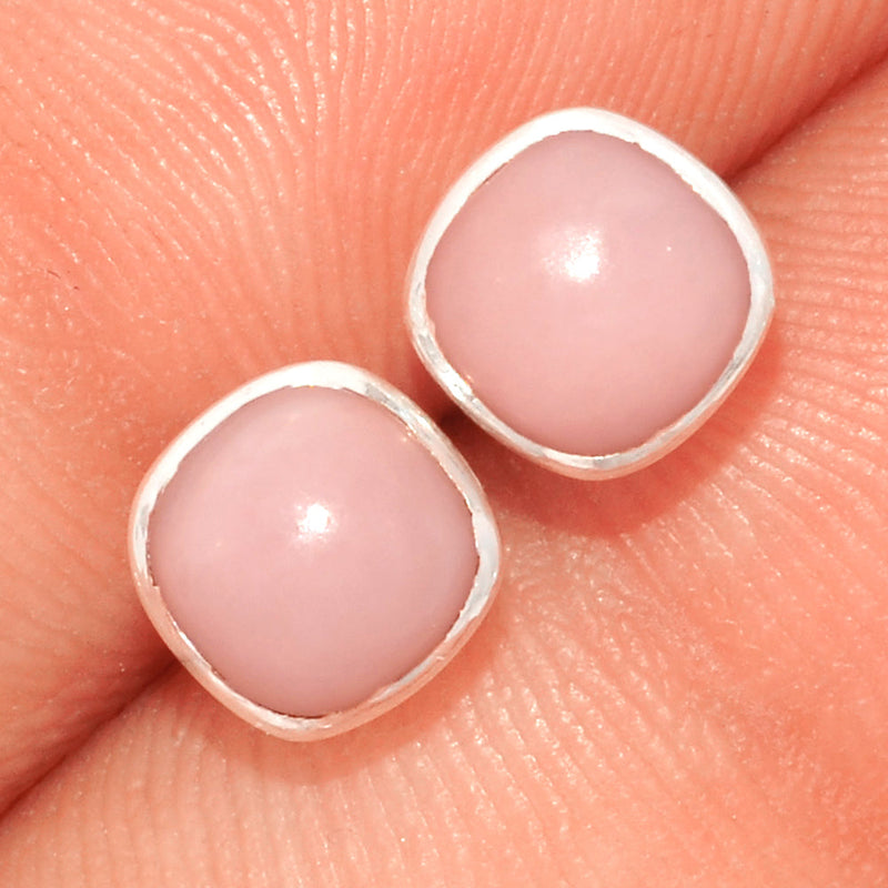 Pink Opal Studs - PNKS108