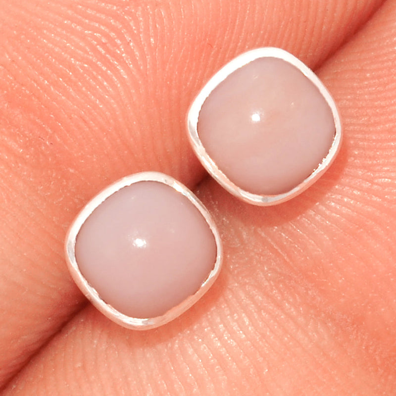 Pink Opal Studs - PNKS109