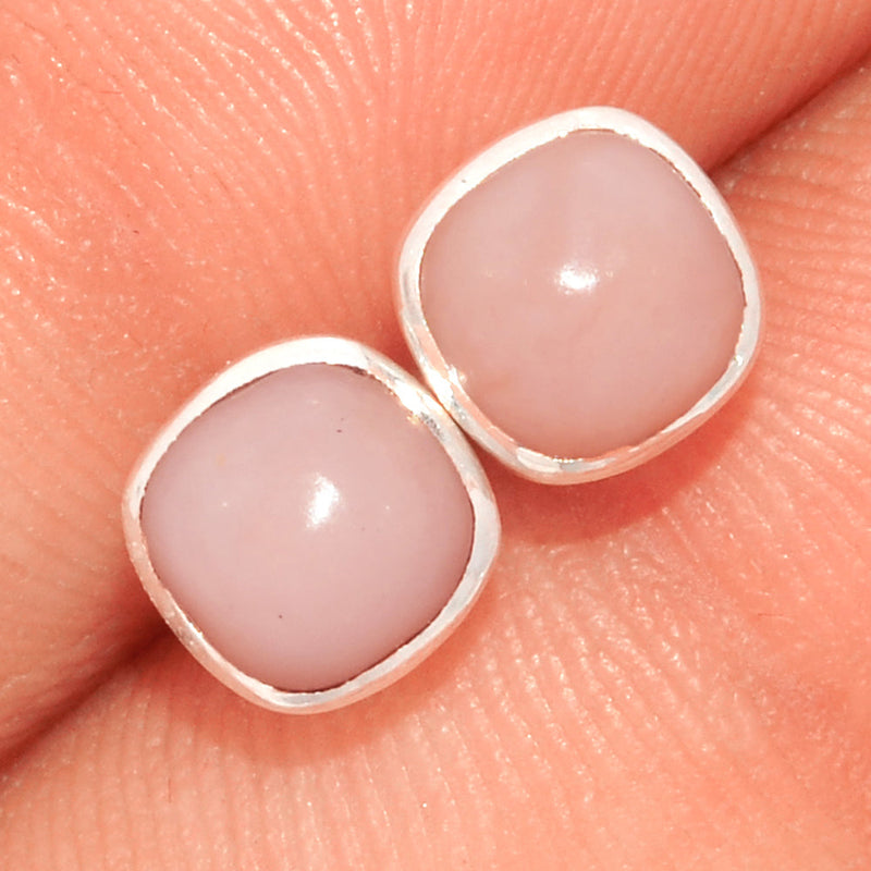 Pink Opal Studs - PNKS113