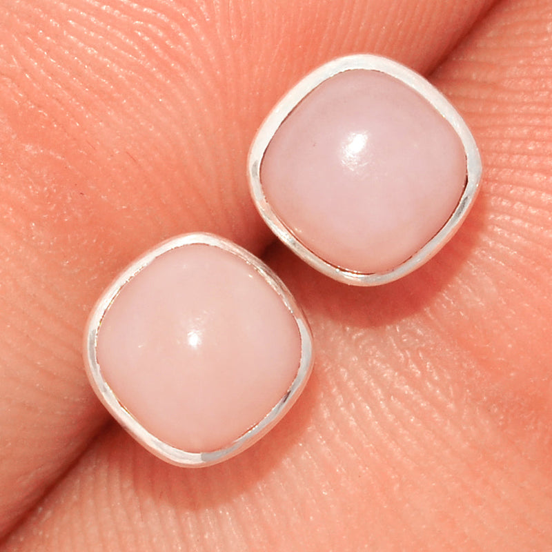 Pink Opal Studs - PNKS114