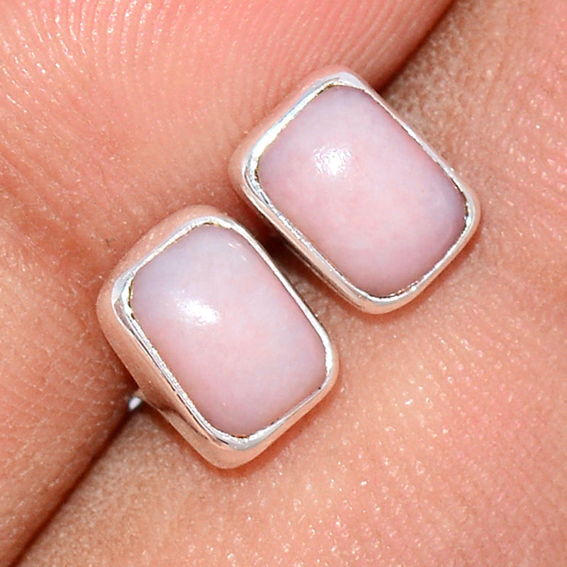 Pink Opal Studs - PNKS119