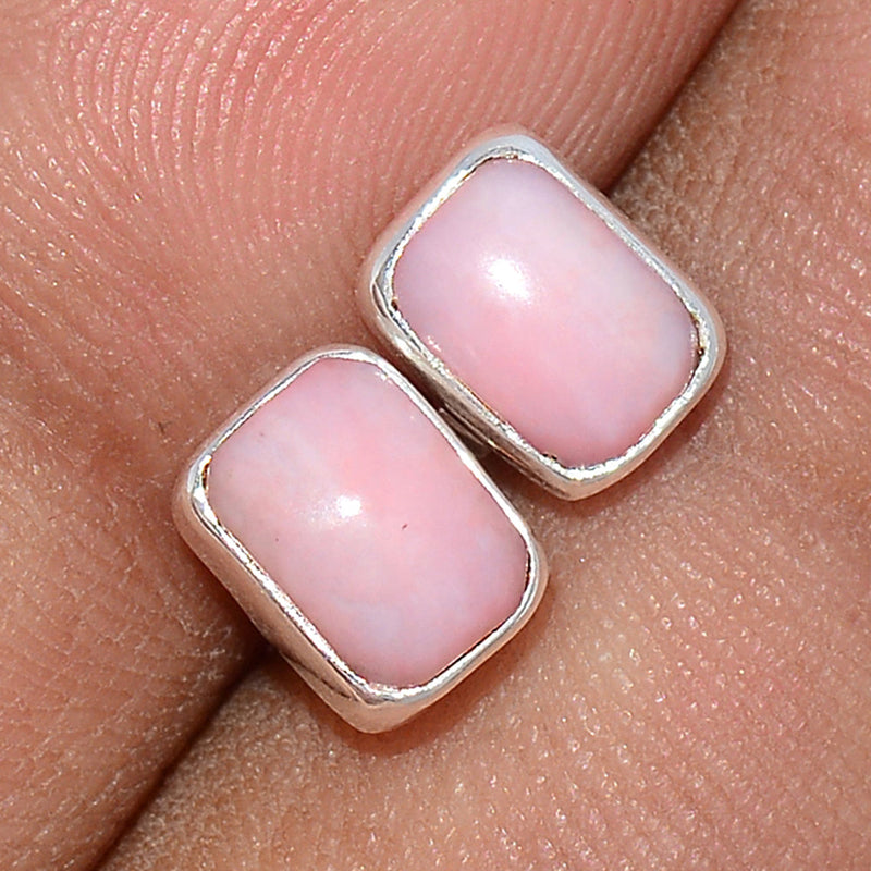 Pink Opal Studs - PNKS122