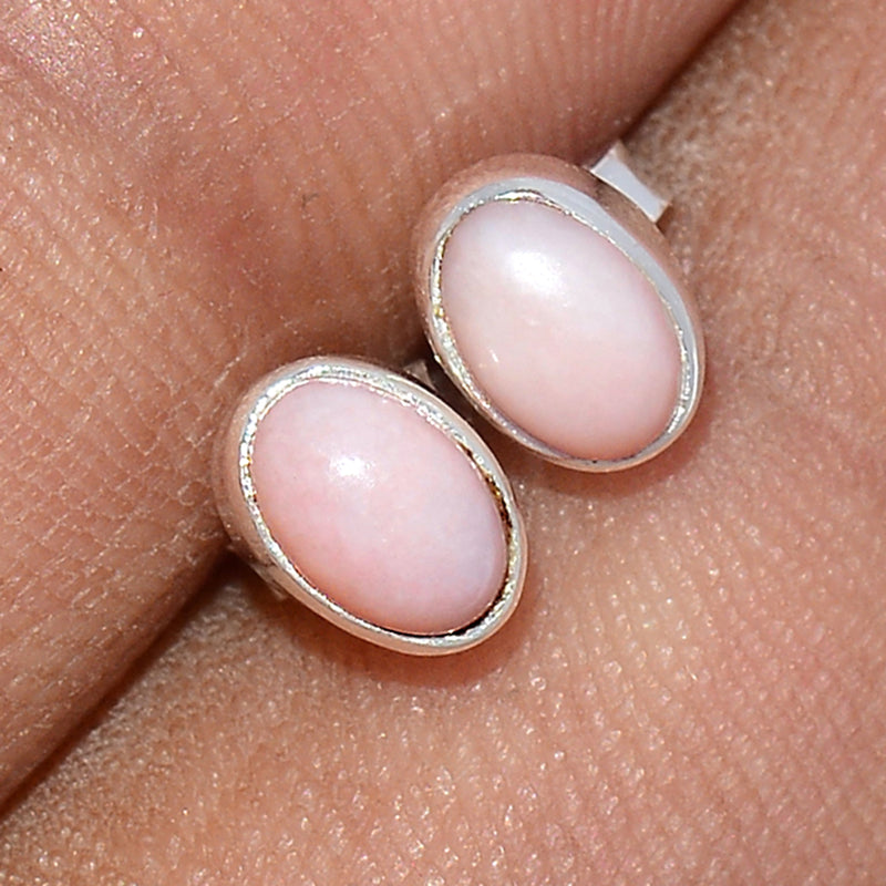 Pink Opal Studs - PNKS123