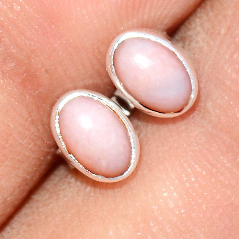 Pink Opal Studs - PNKS132