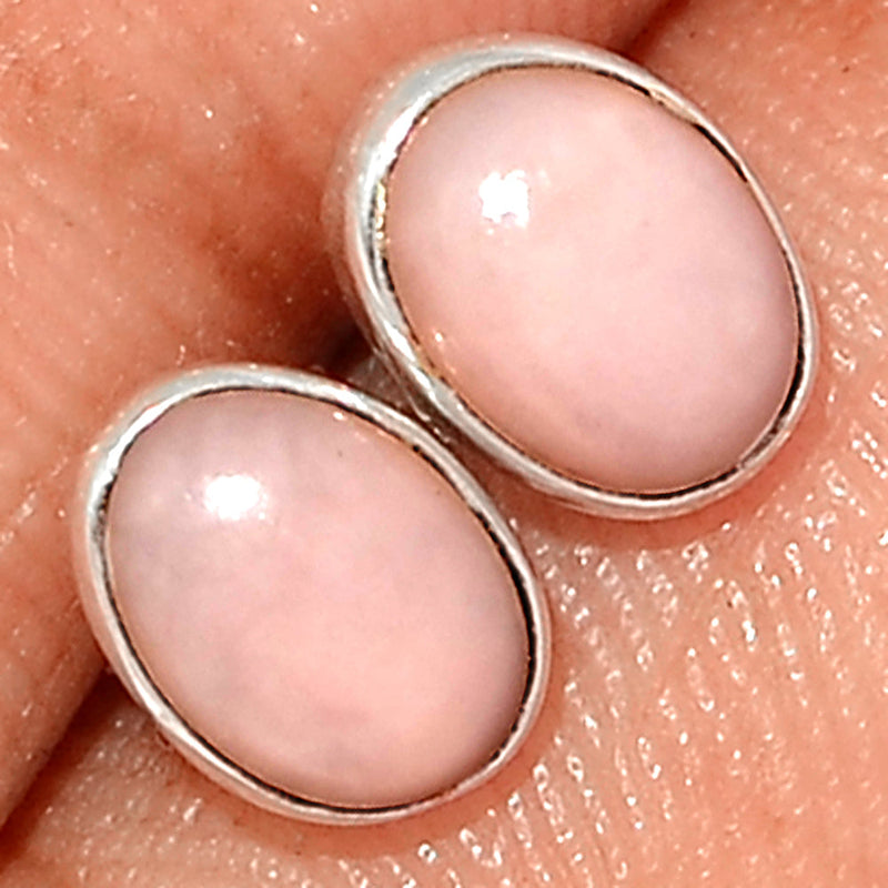 Pink Opal Studs - PNKS136
