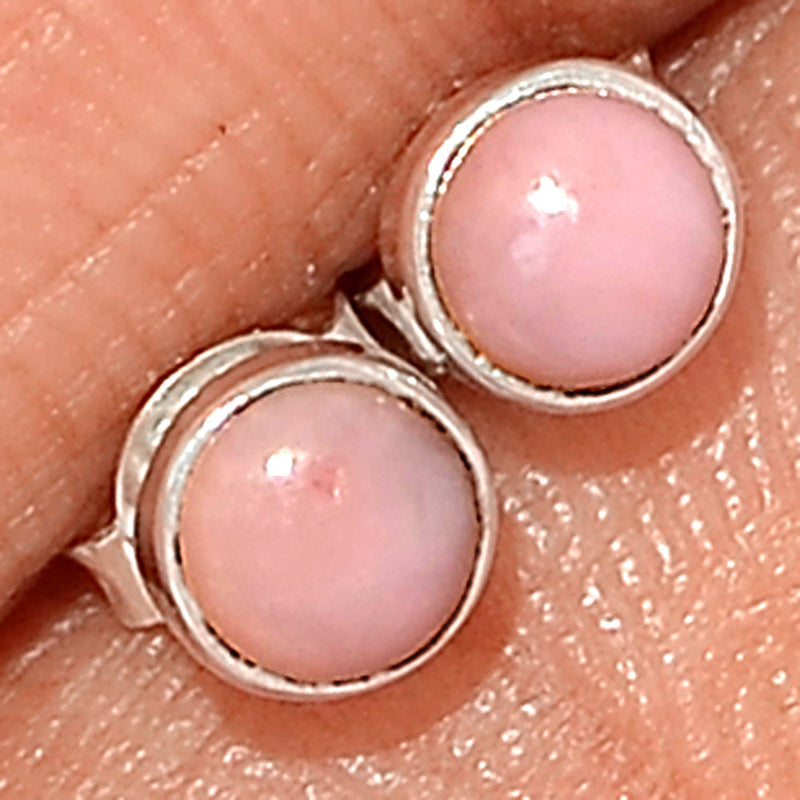 Pink Opal Studs - PNKS155
