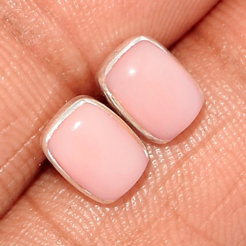 Pink Opal Studs - PNKS174