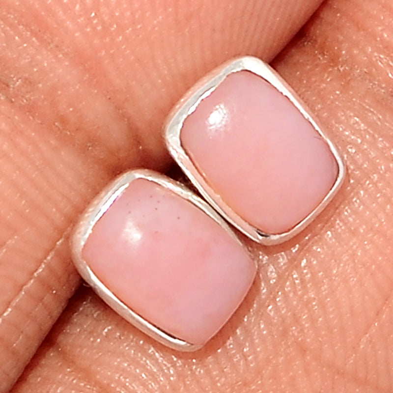 Pink Opal Studs - PNKS179