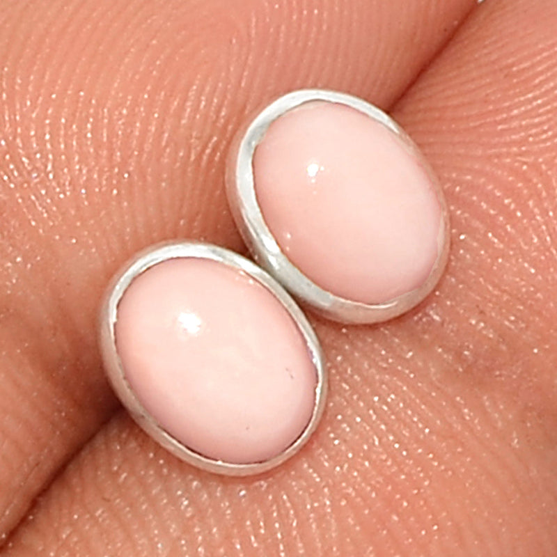 Pink Opal Studs - PNKS242