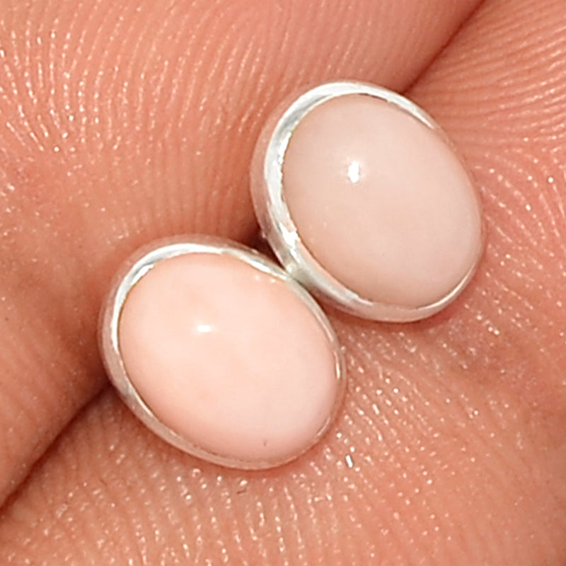 Pink Opal Studs - PNKS248