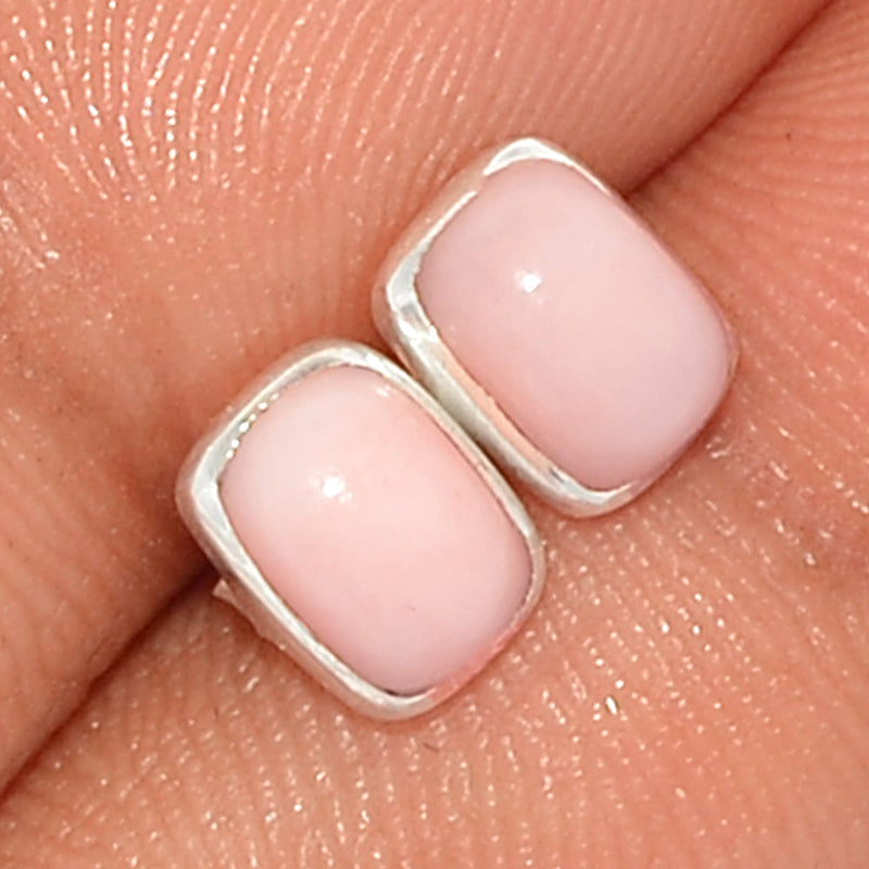 Pink Opal Studs - PNKS249