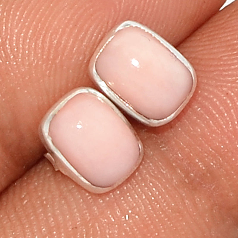 Pink Opal Studs - PNKS252