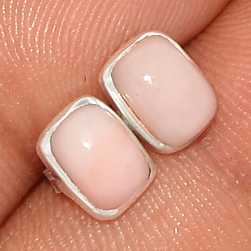 Pink Opal Studs - PNKS254