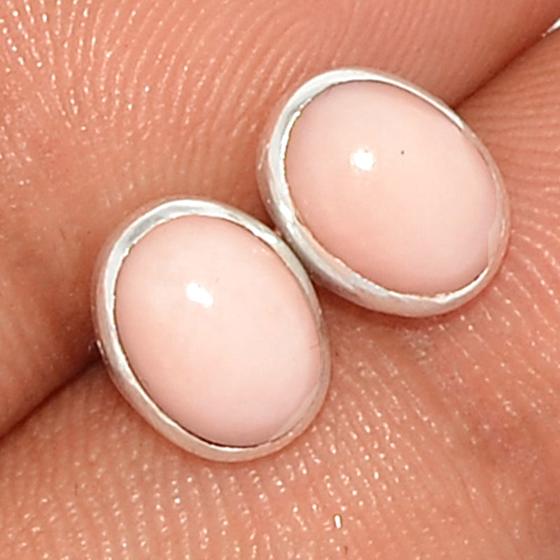 Pink Opal Studs - PNKS260