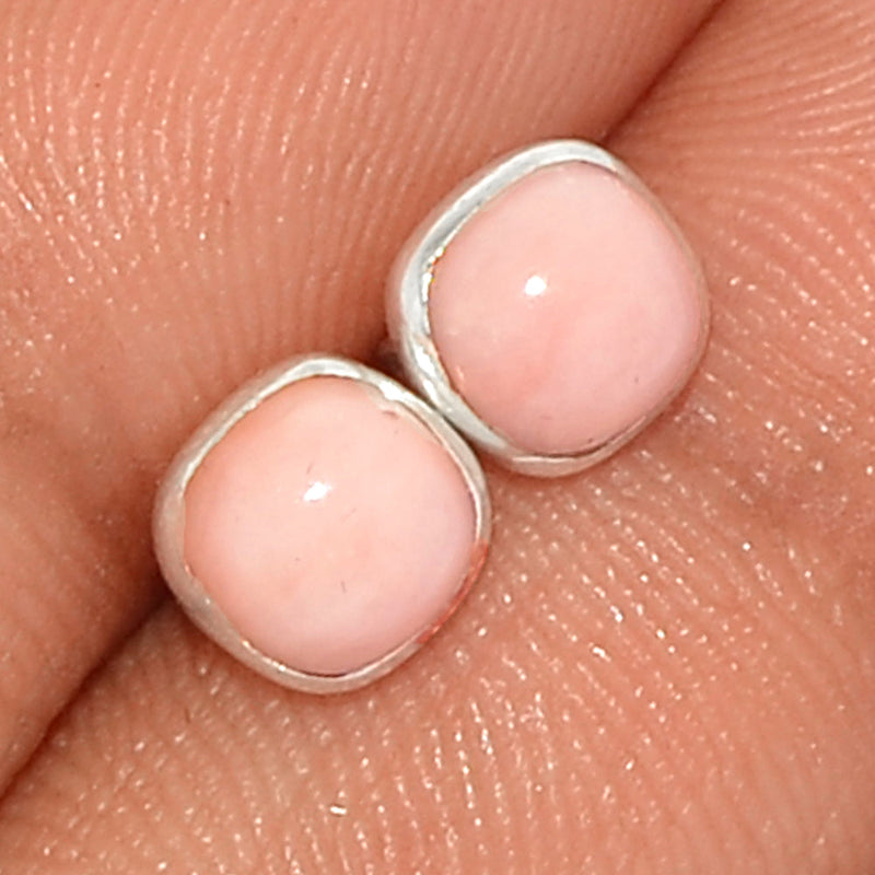 Pink Opal Studs - PNKS261