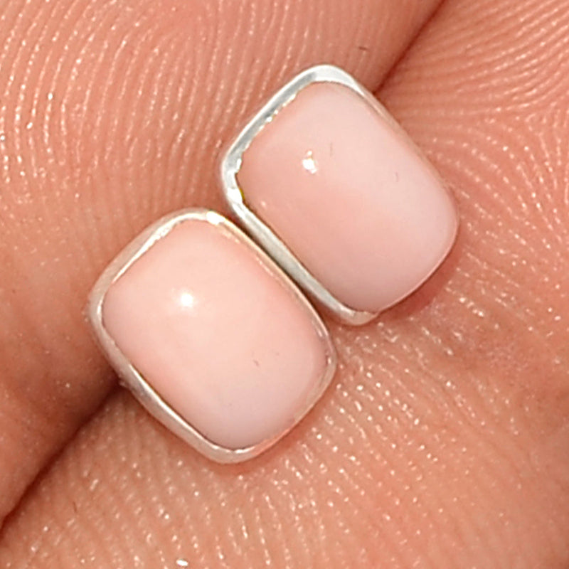 Pink Opal Studs - PNKS263