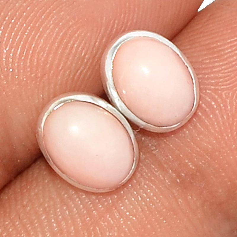 Pink Opal Studs - PNKS264