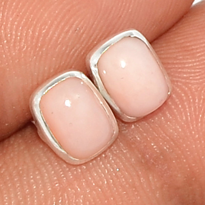 Pink Opal Studs - PNKS267