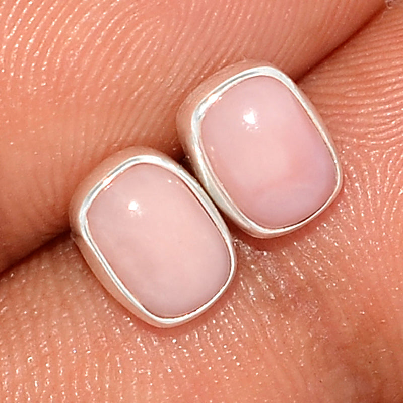 Pink Opal Studs - PNKS276