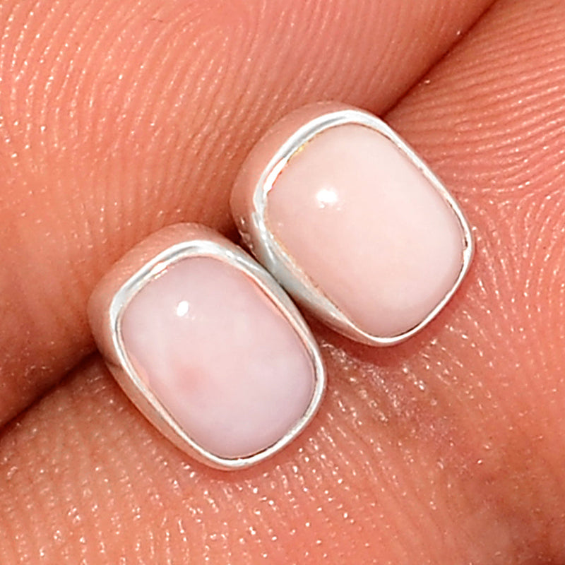 Pink Opal Studs - PNKS283