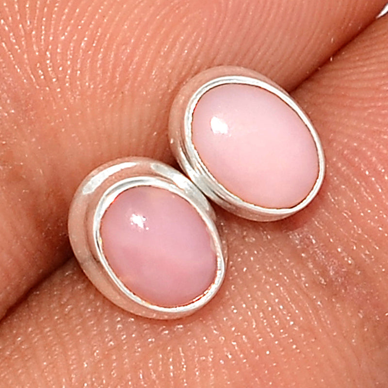Pink Opal Studs - PNKS284