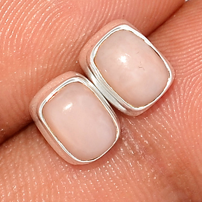 Pink Opal Studs - PNKS289